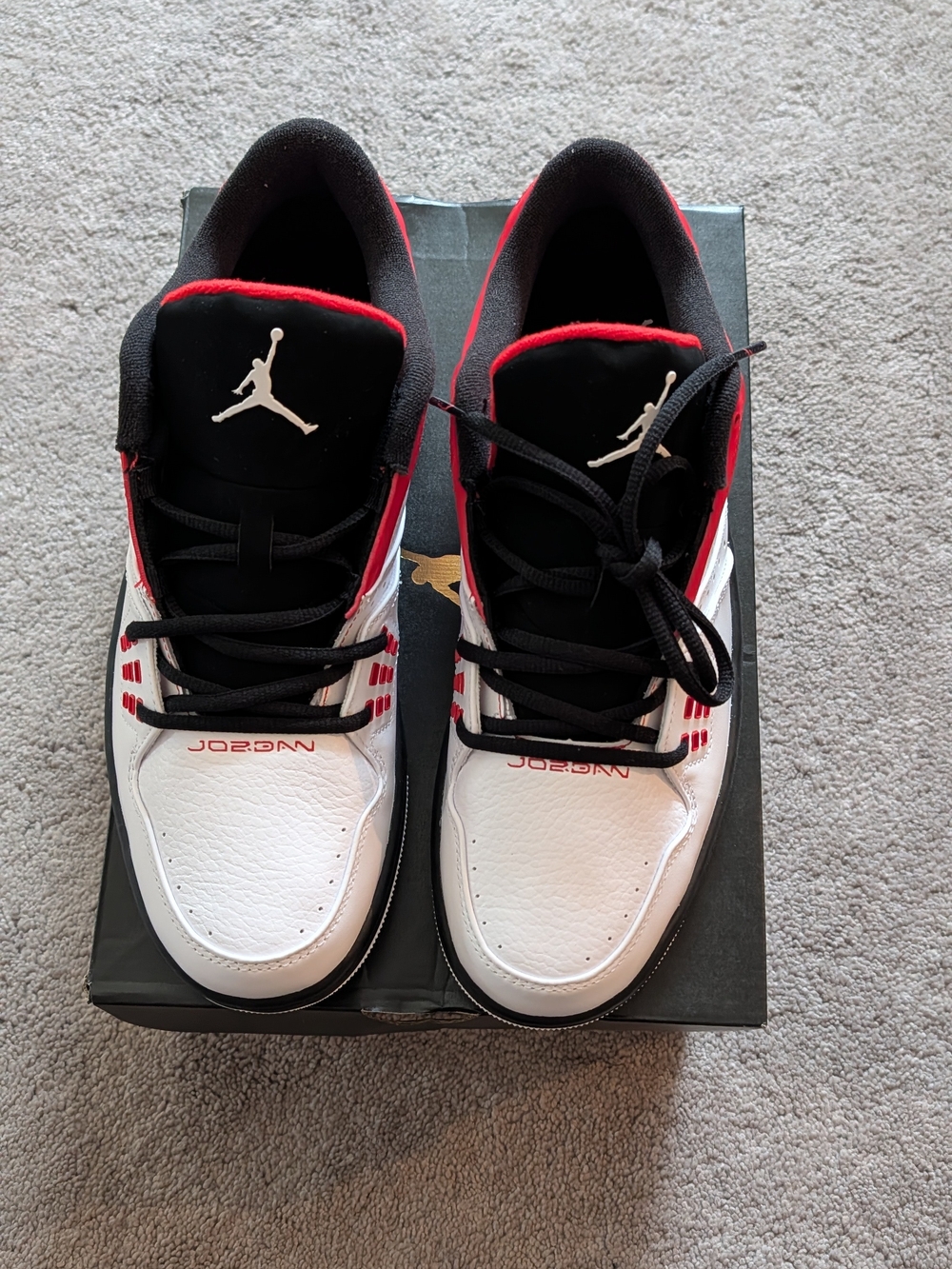 Nike Air Jordan 1 Flight Low - Black/White/Red